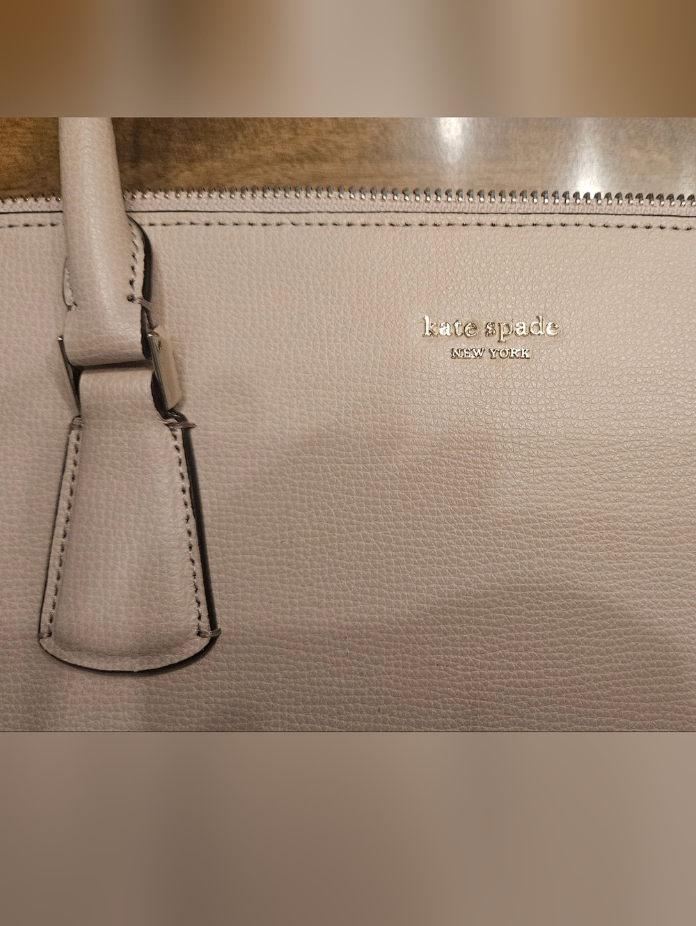 kate spade Light Pink Leather Laptop Carrier Satchel - Picture 2 of 9